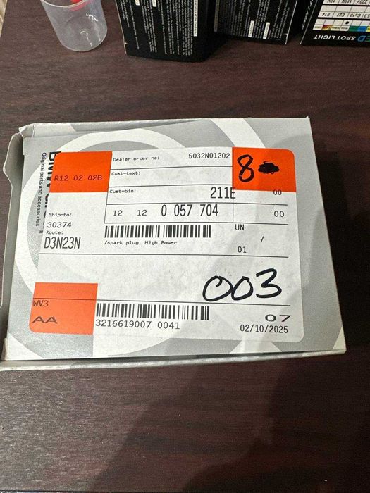 Оригинальные свечи зажигания BMW M5 M8 XM X5 X6 X7 на мотор 4.4 S63