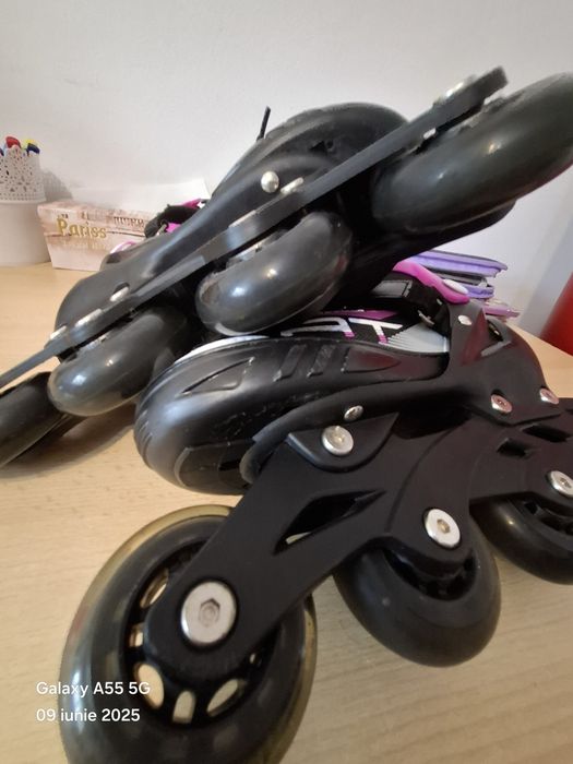 Role inline Raven Profession Black/Pink 31-35 (S), pentru copii