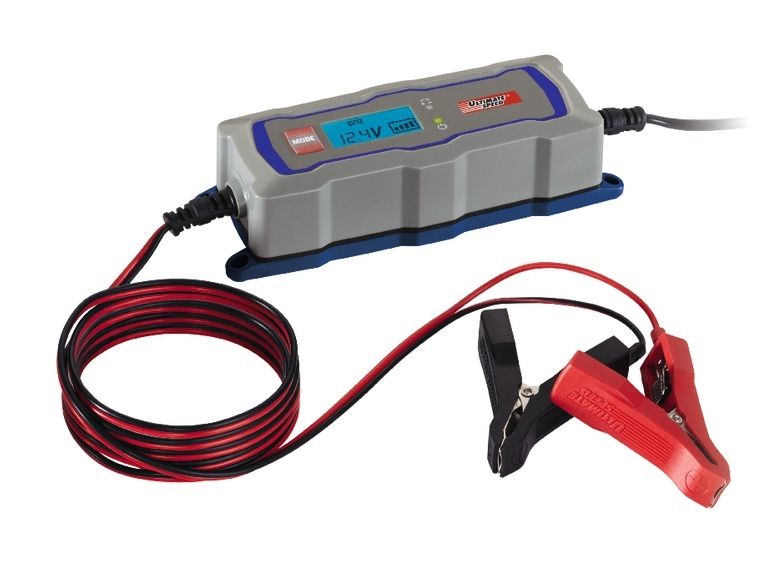 Redresor auto moto inteligent 6 V 12 V cu display nou sigilat Germania