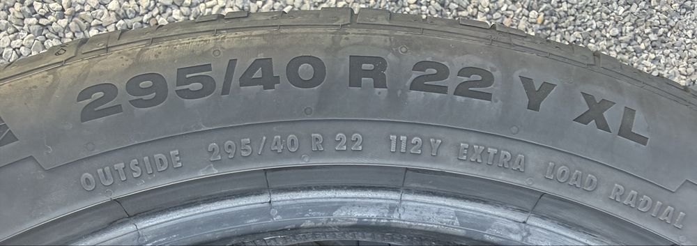 4бр 295/40/22 на 6,3мм с 22дот Континентал