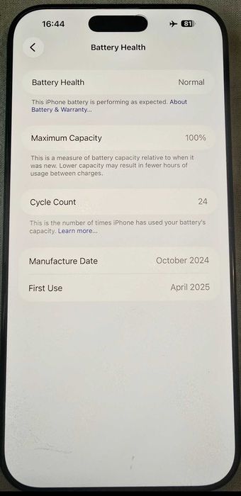 iPhone 16 Pro Max 512MB [baterie 100%]