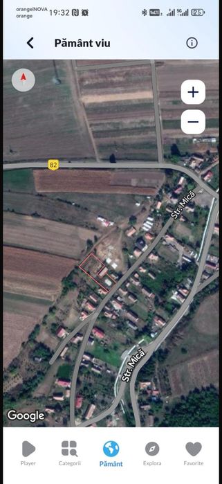 Teren intravilan cu FUNDAȚIE și proiect