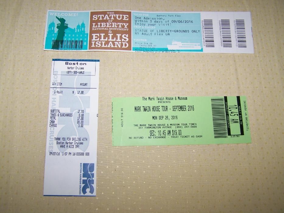 Лот от използвани билети и други от чужбина - за колекционери