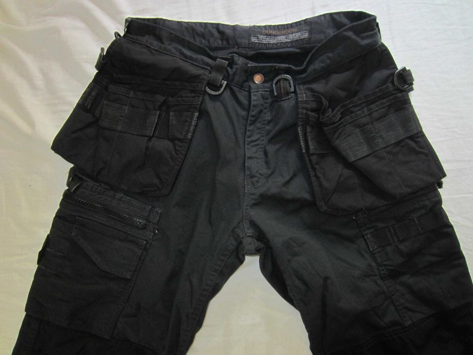 Pantaloni de lucru Dunderdon, masura W31 L34, Talie=82cm,Lung=107cm, material (50%bumbac+50%Cordura), stare f.buna