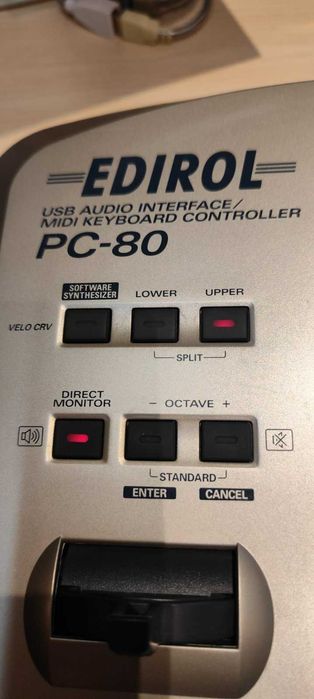 midi keyboard Edirol Pc 80 - 61 клавиша