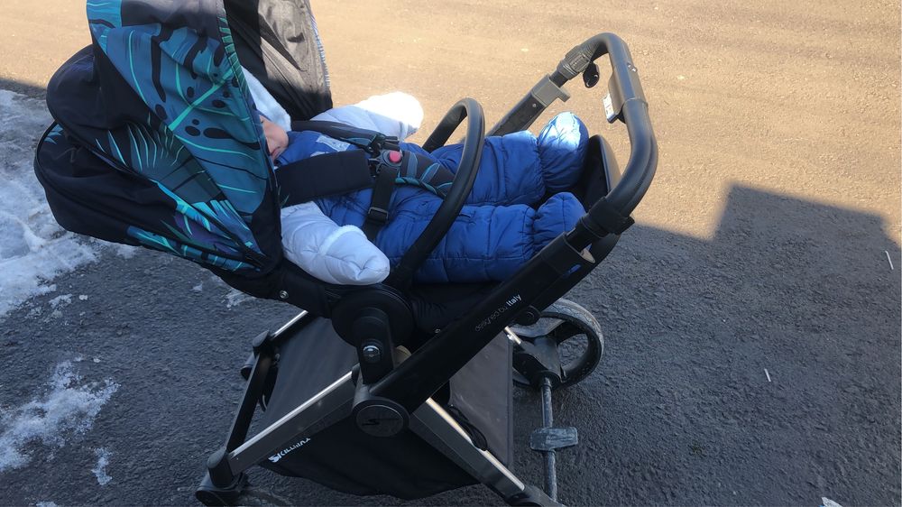 Коляска2 с люлькой и прогулочной