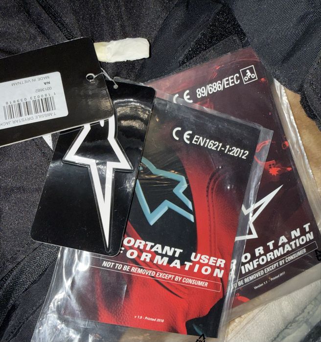 Мото куртка Alpinestars T-Missile DRYSTAR JACKET - TECH-AIR COMPATIBLE