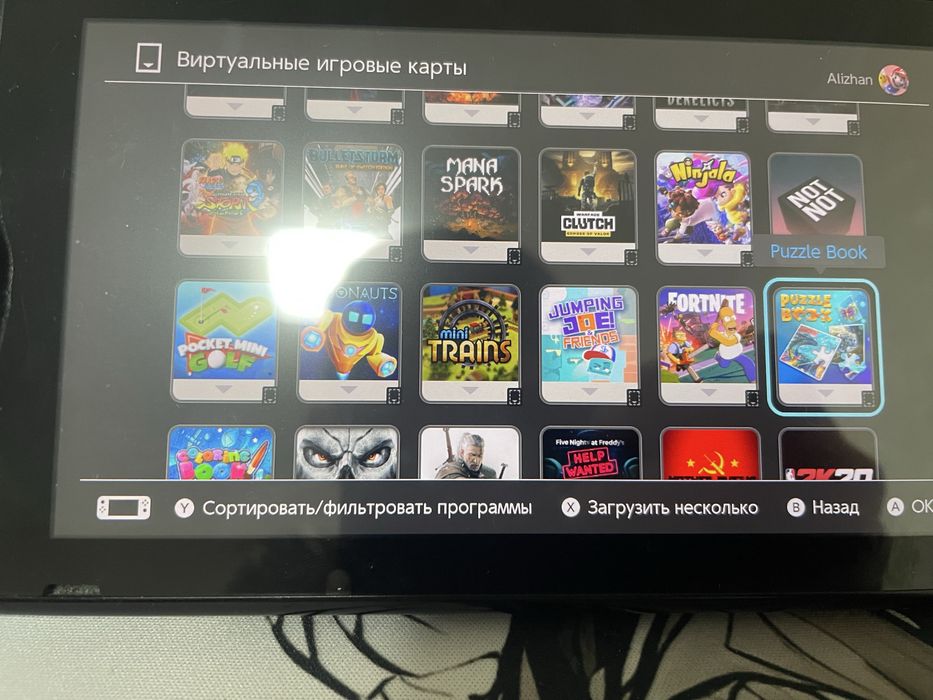 продам Nintenda swith с 60+ играми