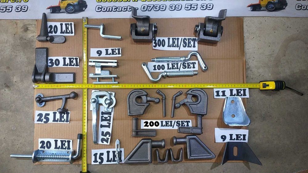 Oblon metalic 30, 40 , 50 , 60 cm inaltime