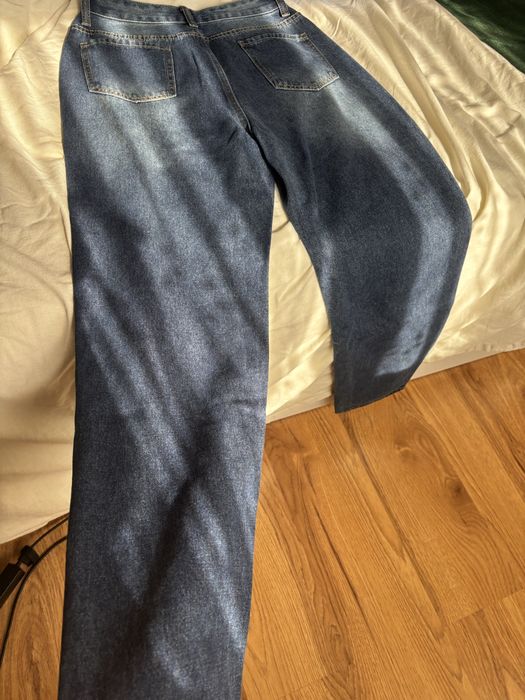 Чисто нови тъмно сини дамски дънки
