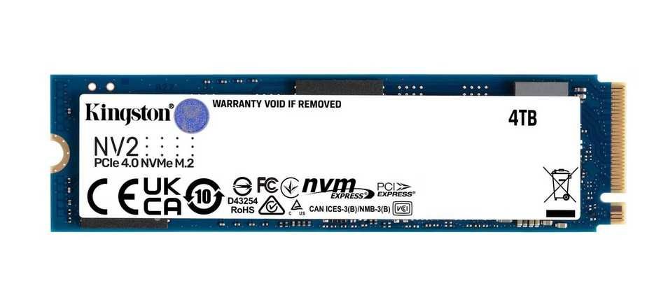 SSD Kingston NV2 4TB, PCIe 4.0 NVMe, M.2 Garantie