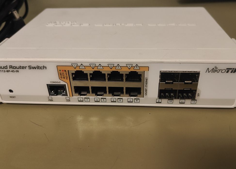 PoE коммутатор MikroTik CRS112-8P-4S-IN