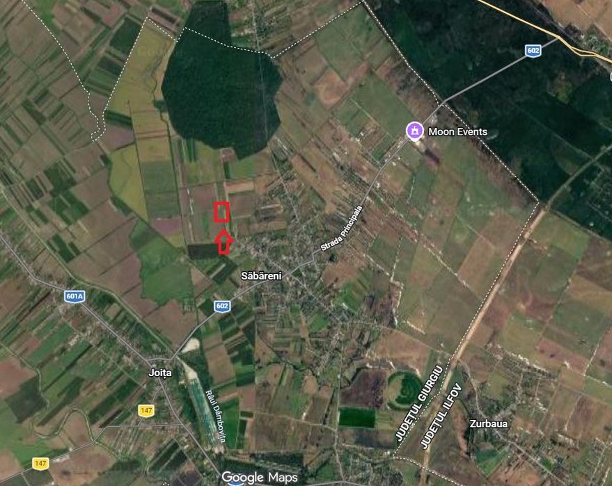 Teren intravilan Săbăreni