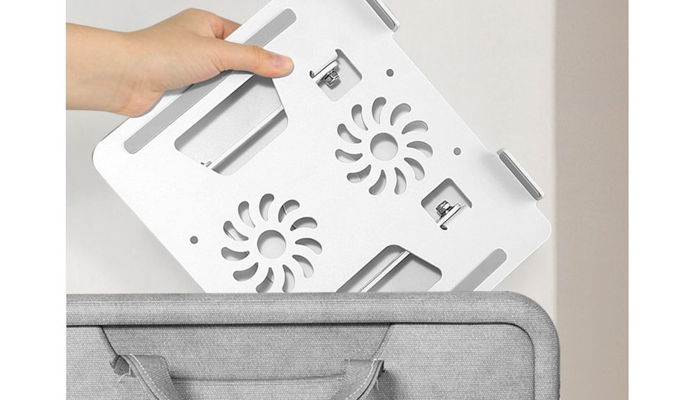 Aлюминиевая складная подставка для ноутбука, с регулировкой высота.