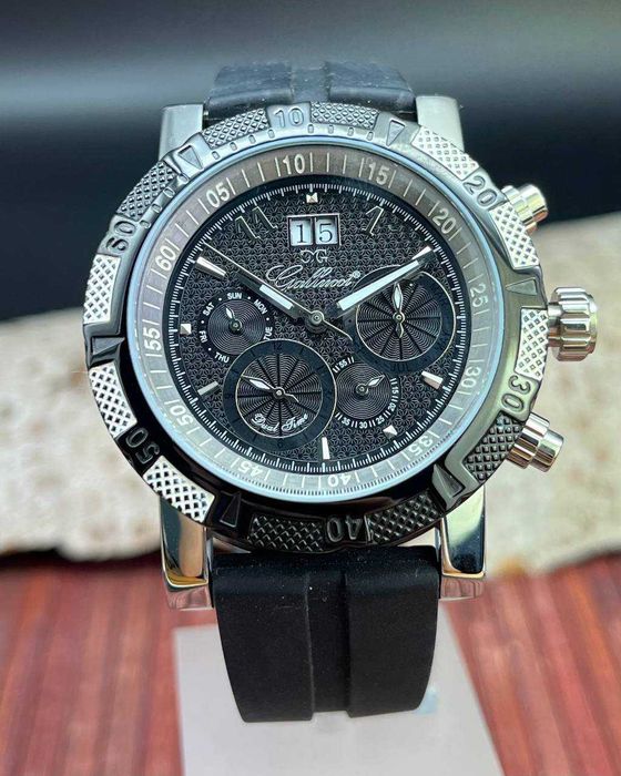 Мъжки автоматичен часовник Gallucci Italy Multi-Function Dualtime – Нов