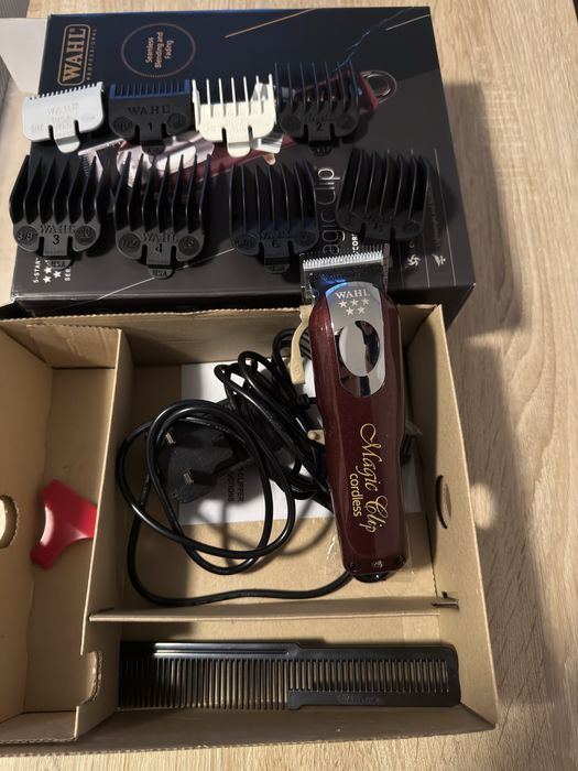Оригинална машинка за постригване Wahl Magic Clip Cordless с кутия