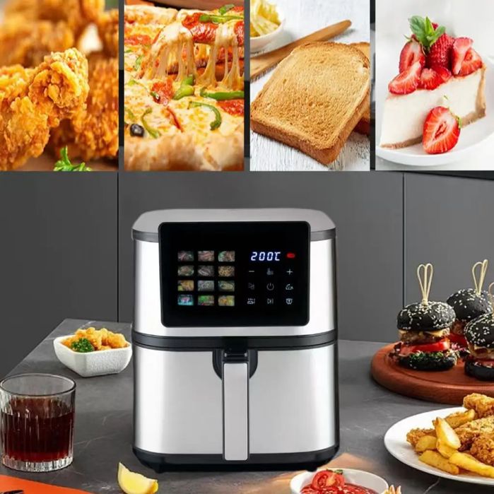 (Sf-56) DUVEL DL-230 PRO MAX 9L – мощный аэрогриль с двойным нагревом