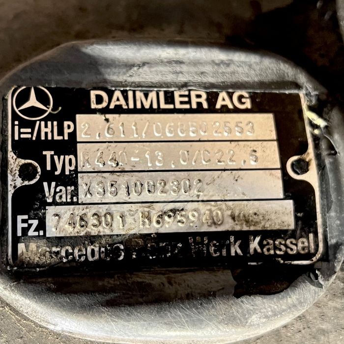 0003504303 Diferențial, axă motrica MERCEDES-BENZ,DAIMLER AG Antos, Arocs, Actros MP4 (2012-) MERCEDES-BENZ