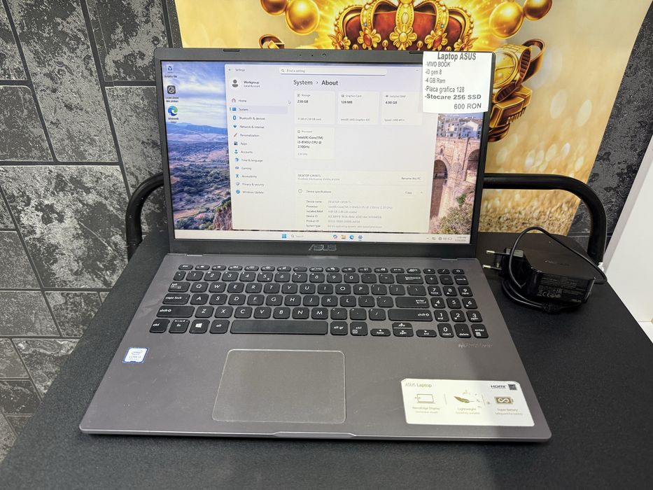 Laptop Asus vivo book 256 SSD