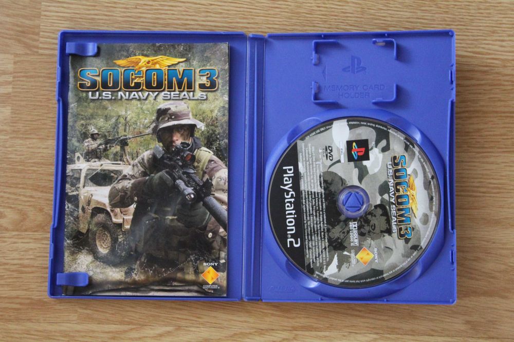 Playstation 2 slim + joc SOCOM 3 U.S. Navy Seals