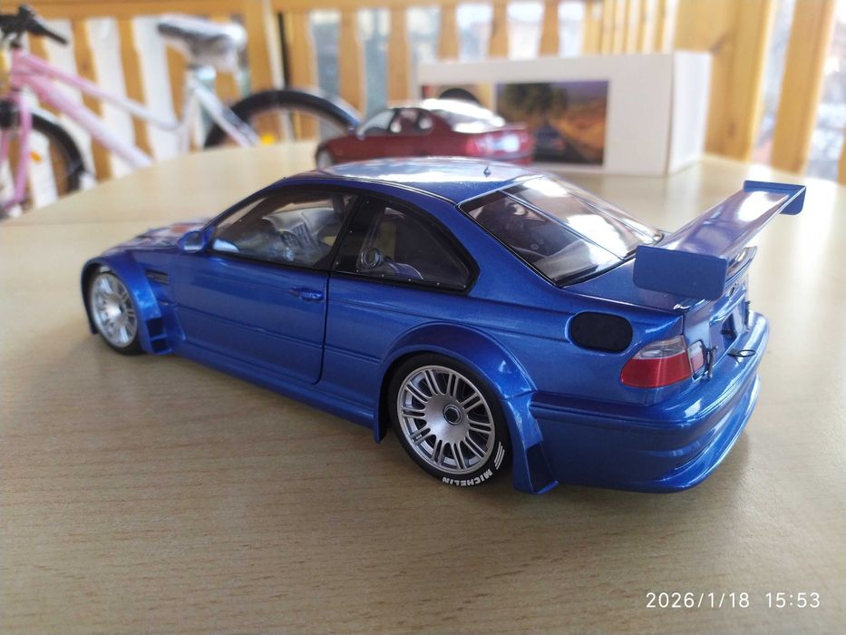 1:18 Метален модел на BMW M3 GTR Street Version Е46 - Minichamps