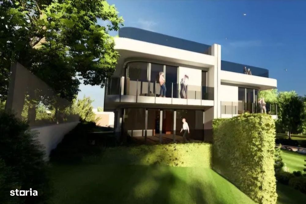 Vila pasiva premium cu lift si terasa panoramica – Grigorescu, zona