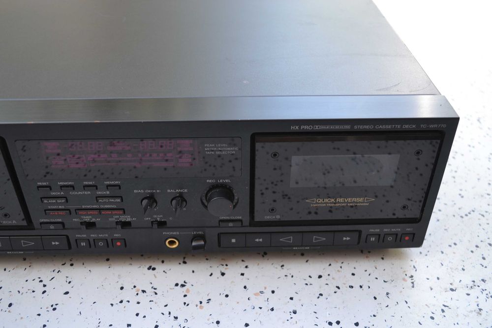 Deck Sony TC WR 770