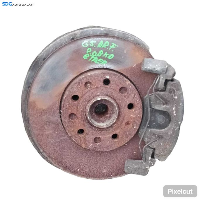 Fuzeta Dreapta Fata cu Etrier Detasabil cu Calaret pe Fuzeta si Rulment in 4 Șuruburi Seat Leon 1P 2.0 TDI BKD 2006 - 2013 [M9352]