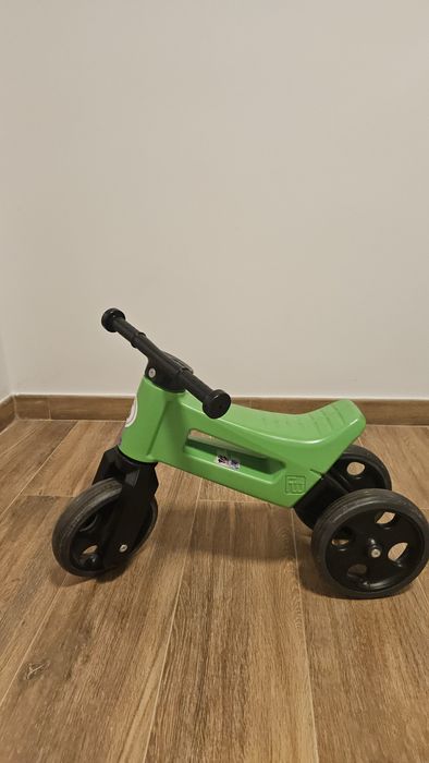 Motocicleta fara pedale copii Funny wheels, verde