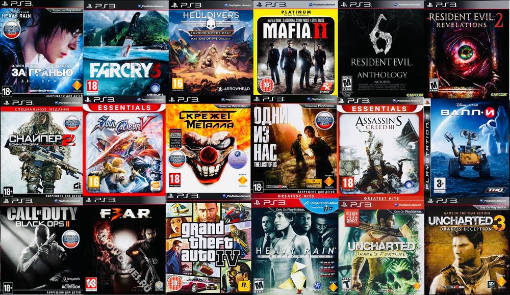 Sony PlayStation 3 +40 игр+2 джойстика