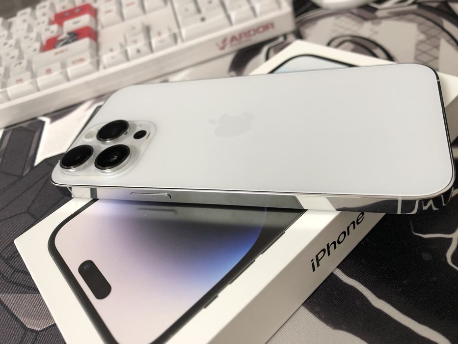 iPhone 14 pro max silver 128gb