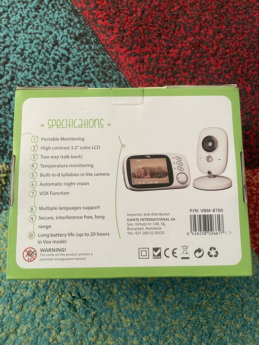 Baby Monitor Audio-Video, Mappy VBM-8700
