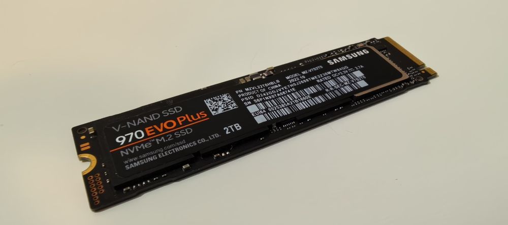 SSD SAMSUNG _2TB_ M2 PCie NVMe 970 EVO Plus V-NAND SSD __100% Health / viata__