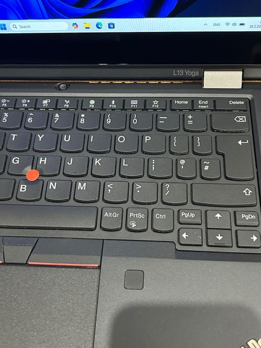 Като нов! Лаптоп Lenovo L13 Yoga touch i7/16GB RAM/512 NVMe, 3 м. гар.