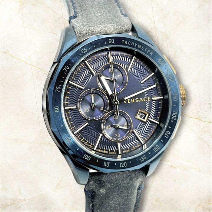 Versace V-Race Chronograph – Denim Edition мъжки часовник
