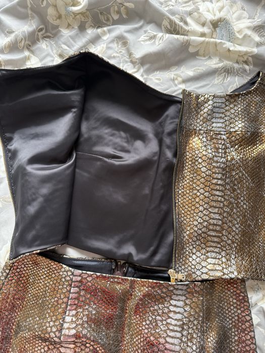 Костюм 100% кожа