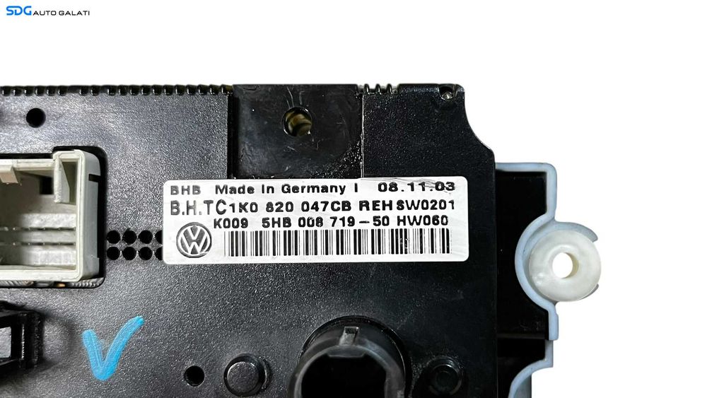 Panou Modul Unitate Comanda AC Aer Conditionat Clima Climatic Volkswagen Tiguan 2007 - 2013 Cod 1K0820047CB 5HB008719 [LC0593]