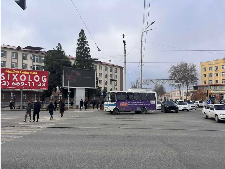 Билборды/LED экраны в Самарканде/Samarqandda billbordlar va LED ekran