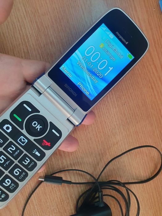 Brondi clapeta LCD mare taste mari butoane seniori necodat