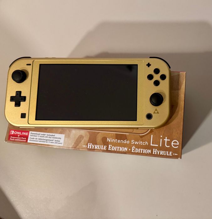 Nintendo Switch Lite Editie Speciala - Hyrule Edition, Gold