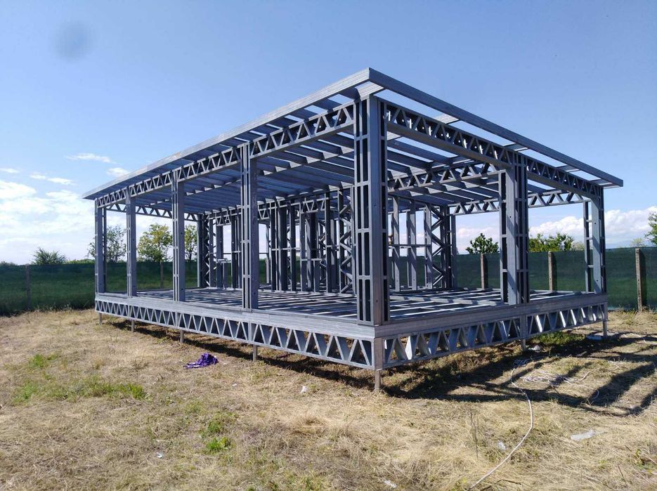 Метални основи за сглобяема къща