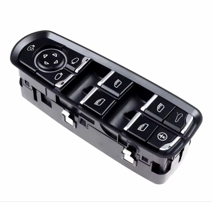 Butoane Geamuri Sofer Consola Comanda Geam Stanga Fata Switch Porsche Panamera Cayenne Macan 2011-2016 7PP959855C 7PP959858RDML 7PP959858MDML