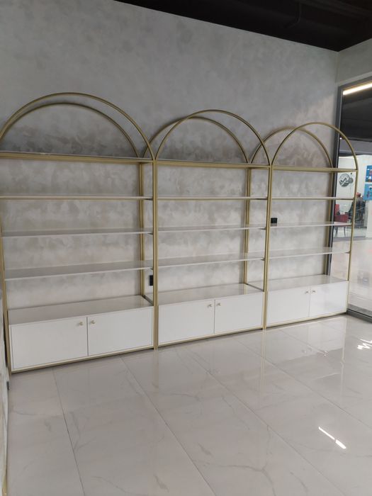 Стеллажи полки напольные