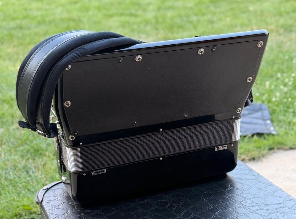 Acordeon italian Excelsior(Orlandoni) 120 basi  negru