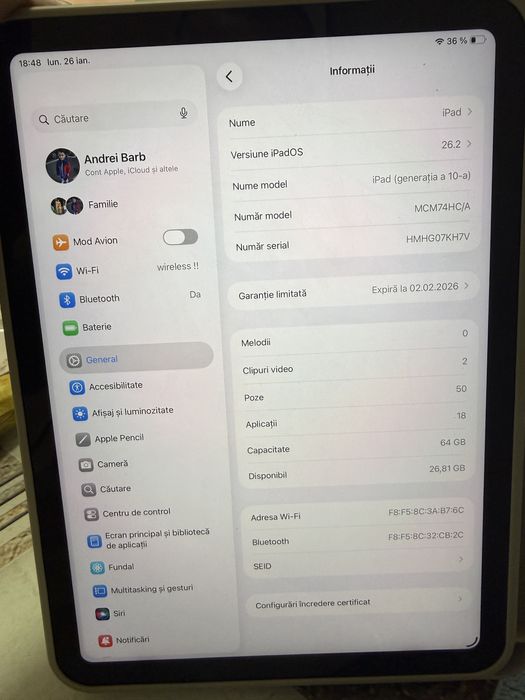 Ipad 10 generatia a10 2022