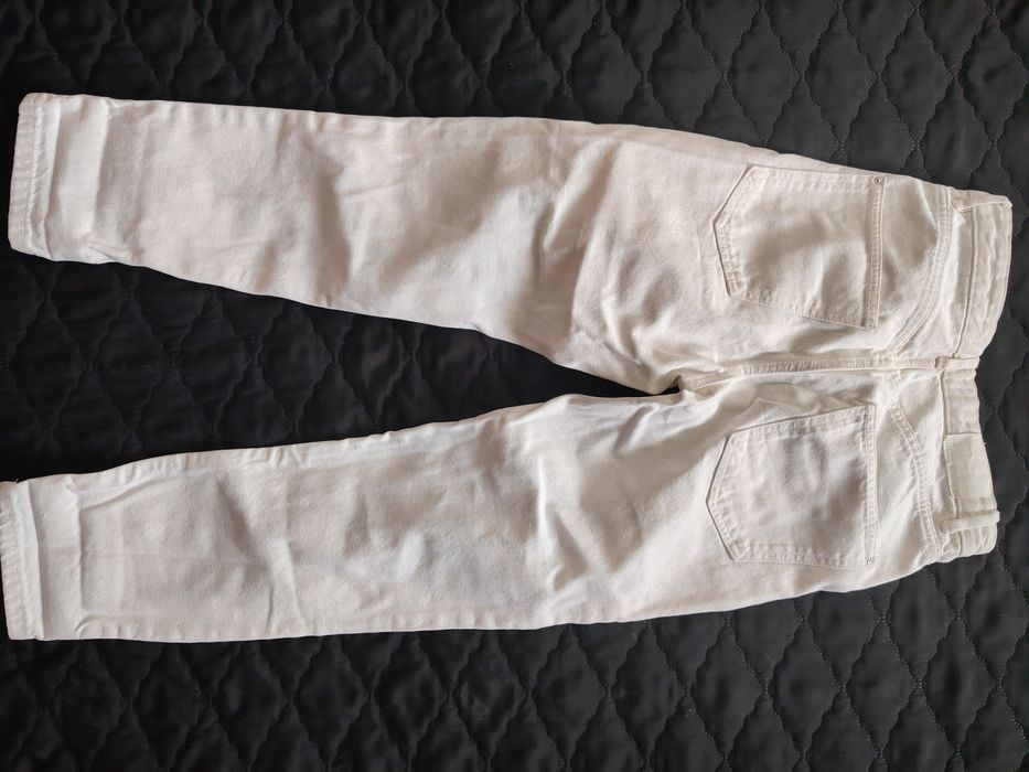 Дамски бели дънки
