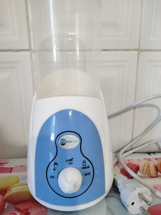 Sterilizator electric + încălzitor electric + 4 biberoane din sticlă