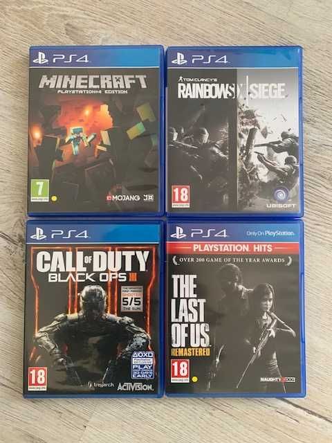 Jocuri PS4 Minecraft, Call of Duty, The Last of US, Rainbows