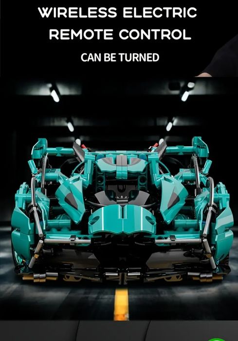 Конструктор лего Lamborghini V12, машина Ламборджини