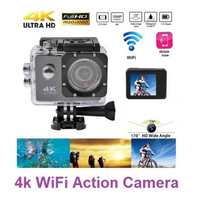 Камера DVR екшън за каска 4K Ultra HD